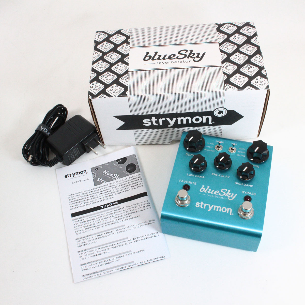 strymon blueSky 箱、取説、アダプター付き 中古】 STRYMON / blue Sky / reverbrator 【渋谷店