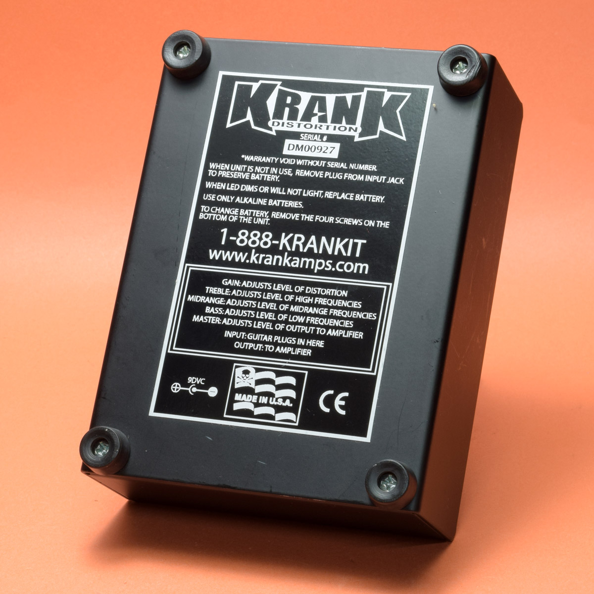 中古】KRANK Amop クランクアンプ / DISTORTUS MAXIMUS