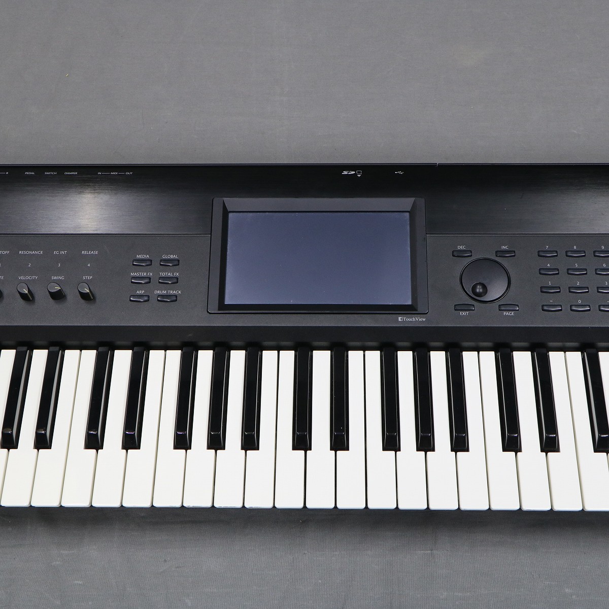 KORG KROME 61 Music Workstation LTD Color RED w/ Power
