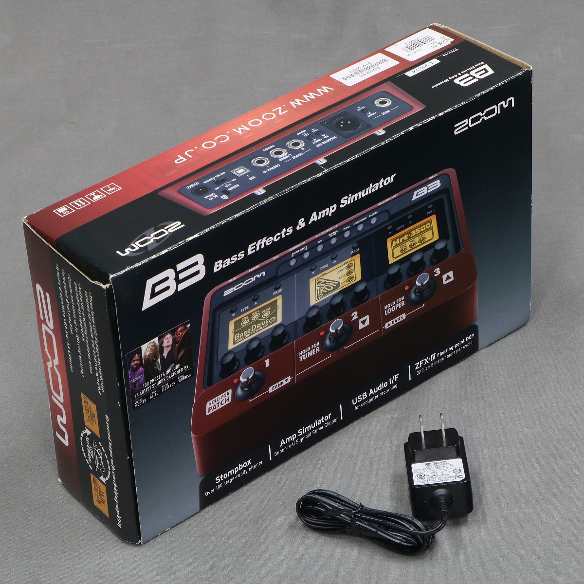 中古】 ZOOM / B3 Bass Effects & Amp Simulator 【御茶ノ水本店