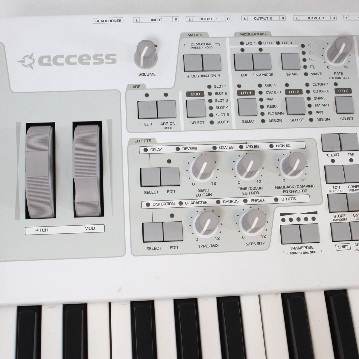 鍵盤楽器 ACCESS VIRUS TI2 polar virus-ti-polar-whiteout-