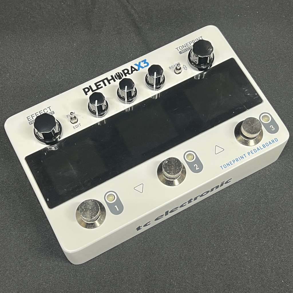 tc electronic plethora X3 エフェクター X5との違い】TC Electric PLETHORA X3レビュー│楽器屋店員