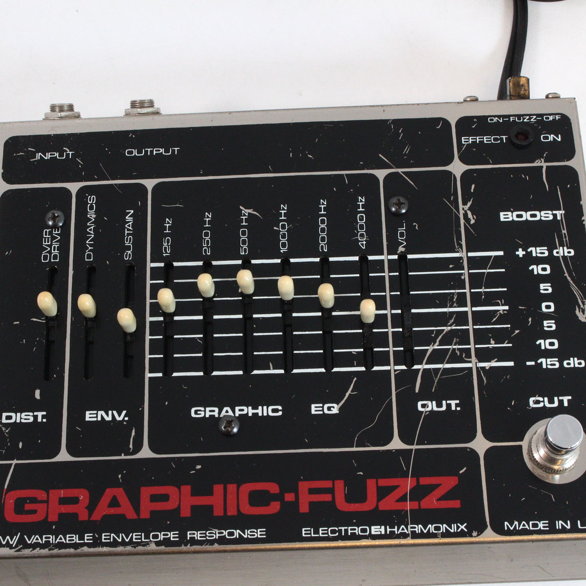 ギター Electro-Harmonics Graphic Fuzz Graphic Fuzz EQ / Distortion / Sustainer | GRAPHIC FUZZ