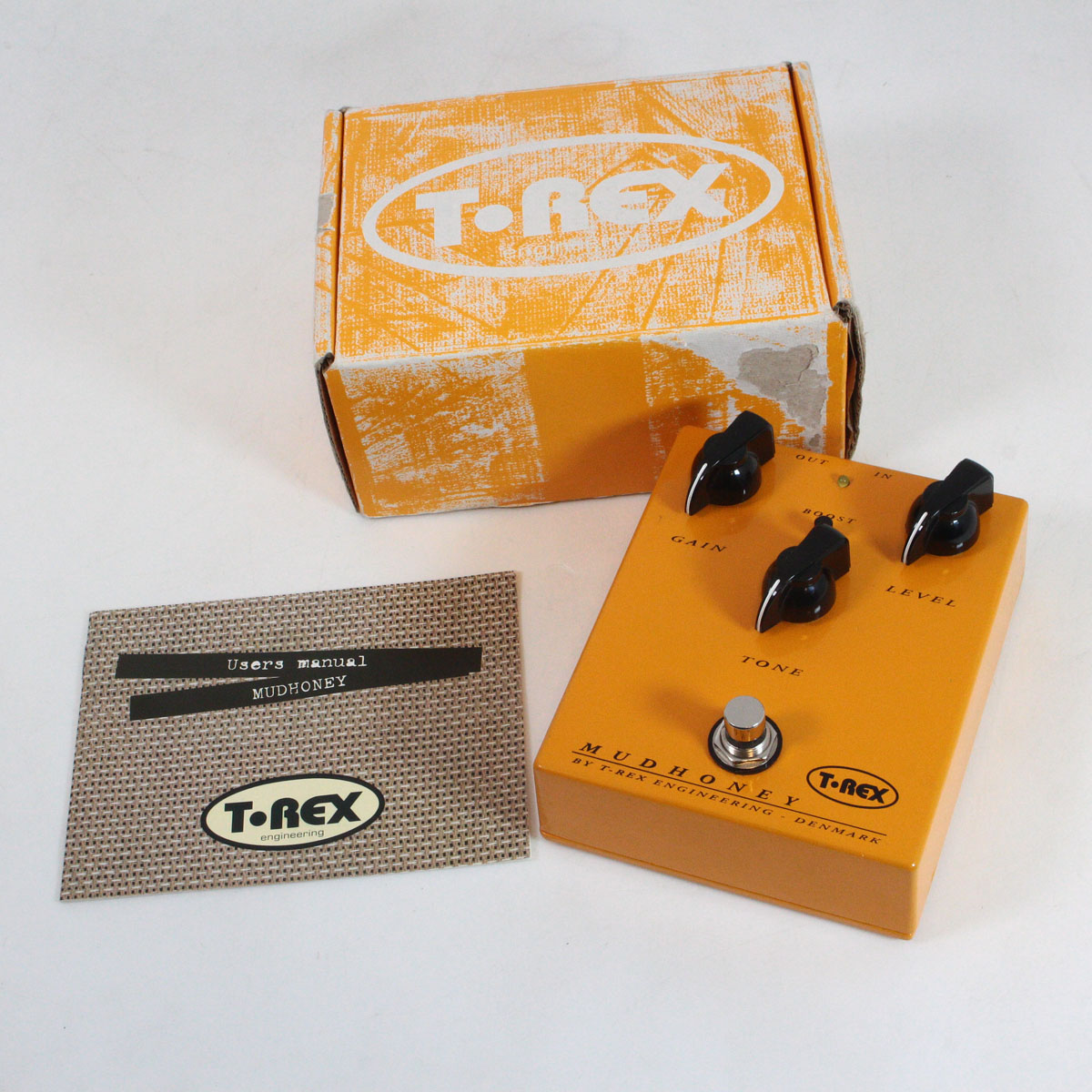 T-REX MUDHONEY 初期型　オーバードライブ　ジャンク（ツマミの割れ） T-REX MUDHONEY 初期型 オーバードライブ ジャンク（ツマミの