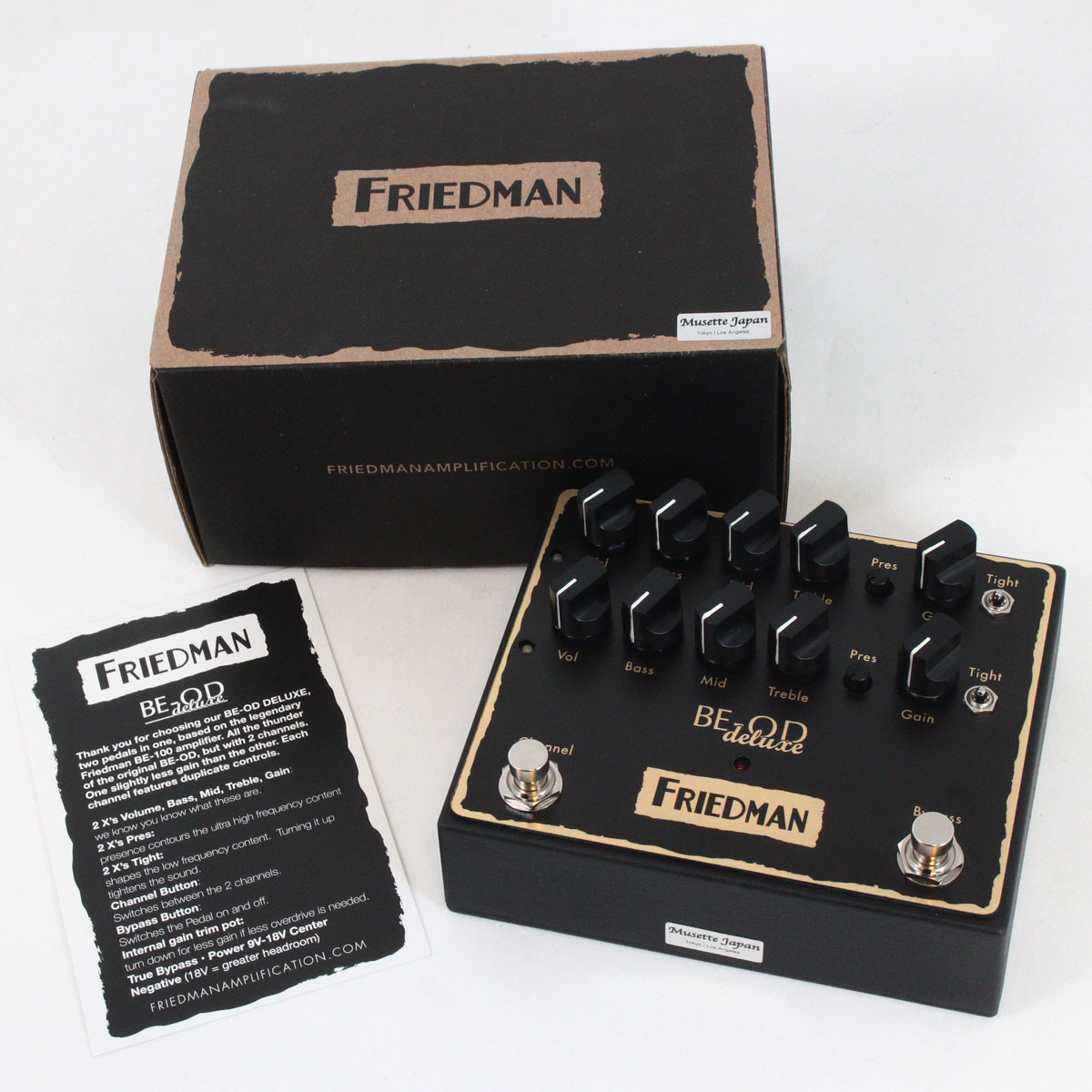 人気の新作 / FRIEDMAN 中古】 BE-OD イシバシ楽器 | 【渋谷店】 Deluxe ギター