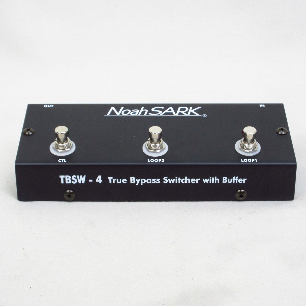 noahsark TBSW トゥルーバイパススイッチャー 4スイッチ 中古】Noah'sark / TBSW-4 True Bypass Switcher with Buffer