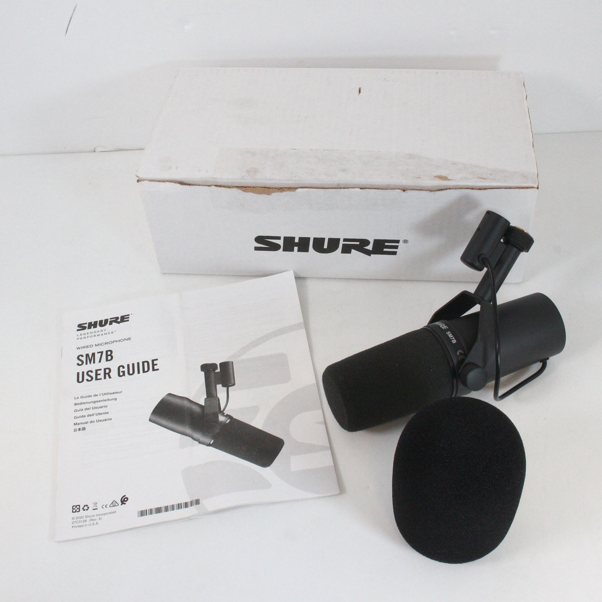 【国内正規品】SHURE SM7B ＊イシバシ楽器 SHURE シュア / SM7B [SH-BROADCAST1 ＆ 5mマイクケーブル