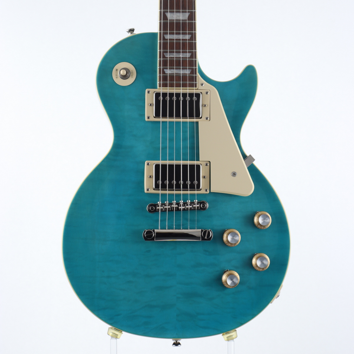 売り切り‼️Epiphone Les Paul Standard 青 ケース付き 中古】Epiphone / Les Paul Standard 60S Quilt Top Translucent