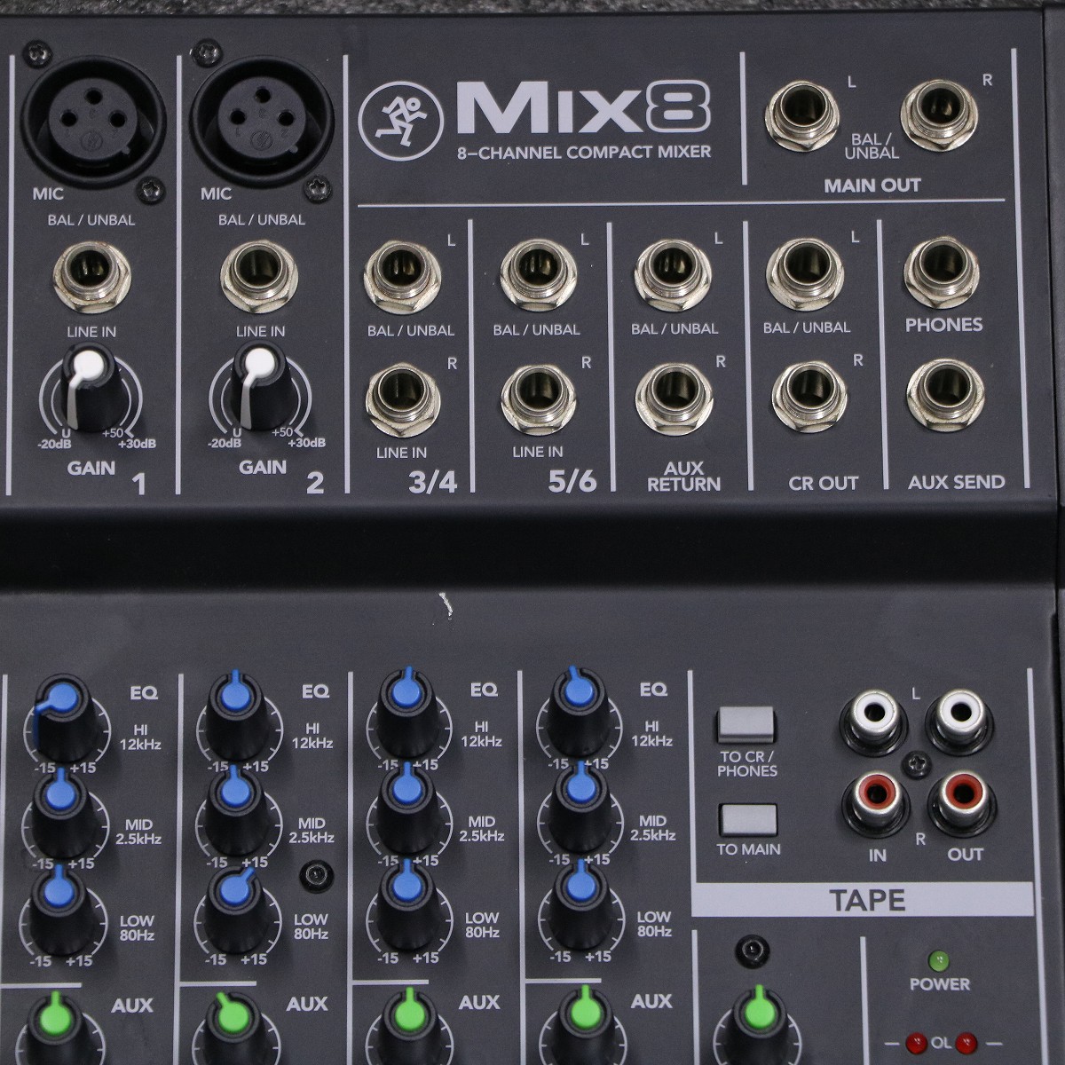 配信機器・PA機器・レコーディング機器 MACKIE MIX8 中古】 MACKIE / Mix8 【御茶ノ水本店】 | イシバシ楽器