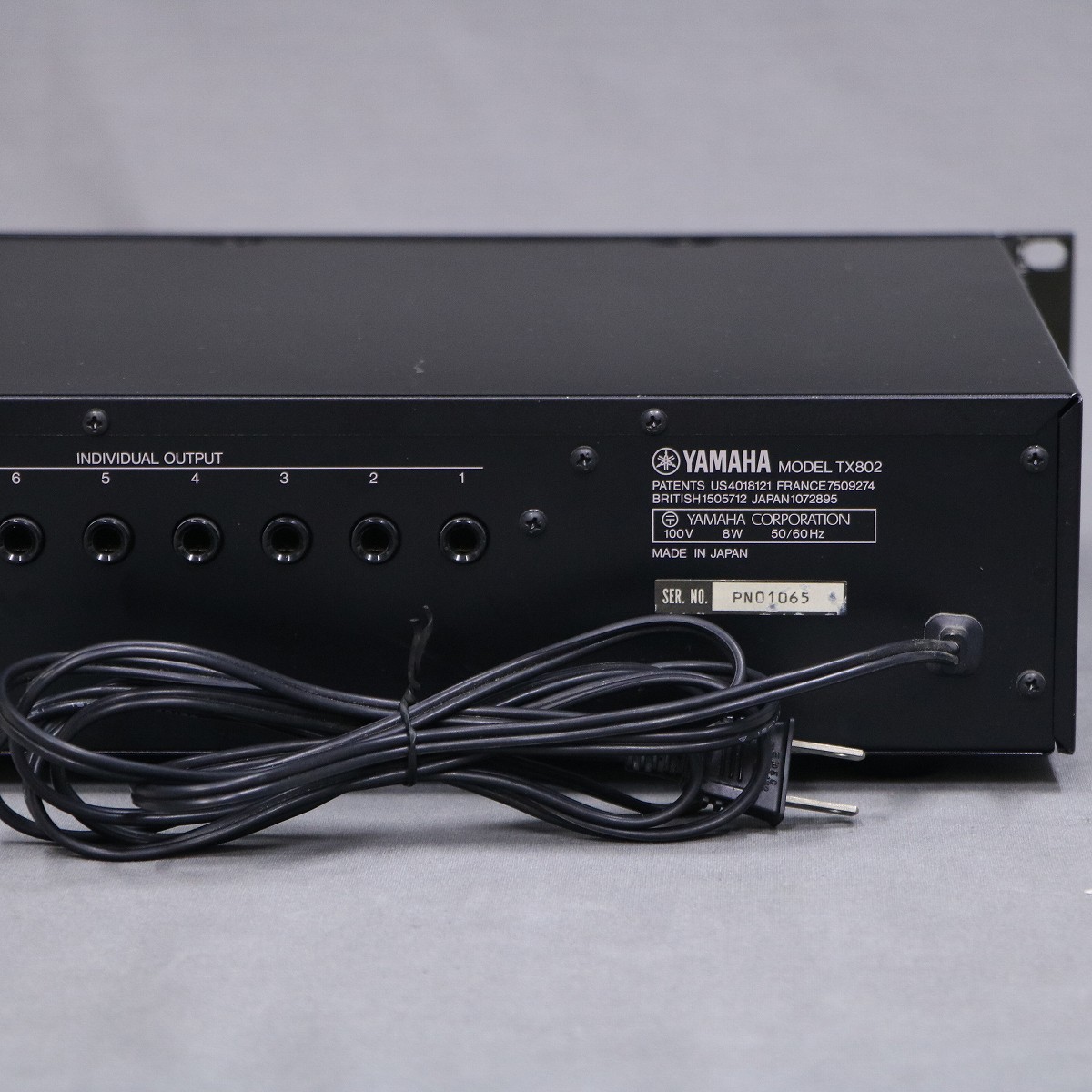 ヤマハ YAMAHA TX802 FMトーンジェネレータ Yamaha TX802 FM Tone Generator Synthesizer Used Tested from