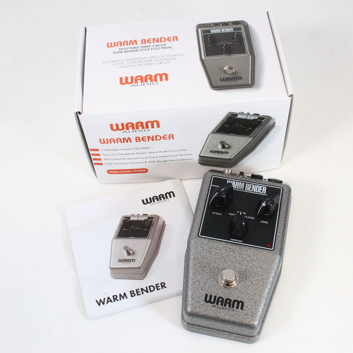 【箱あり品】WARM BENDER Warm Audio Tone Bender Pedal With Three Selectable Circuits