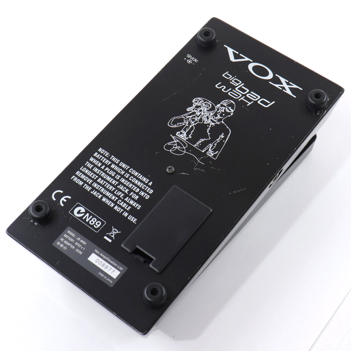 ギター VOX JS-WAH Big Bad WAH The VOX Showroom -- Vox Joe Satriani JSWH Big Bad Wah Pedal