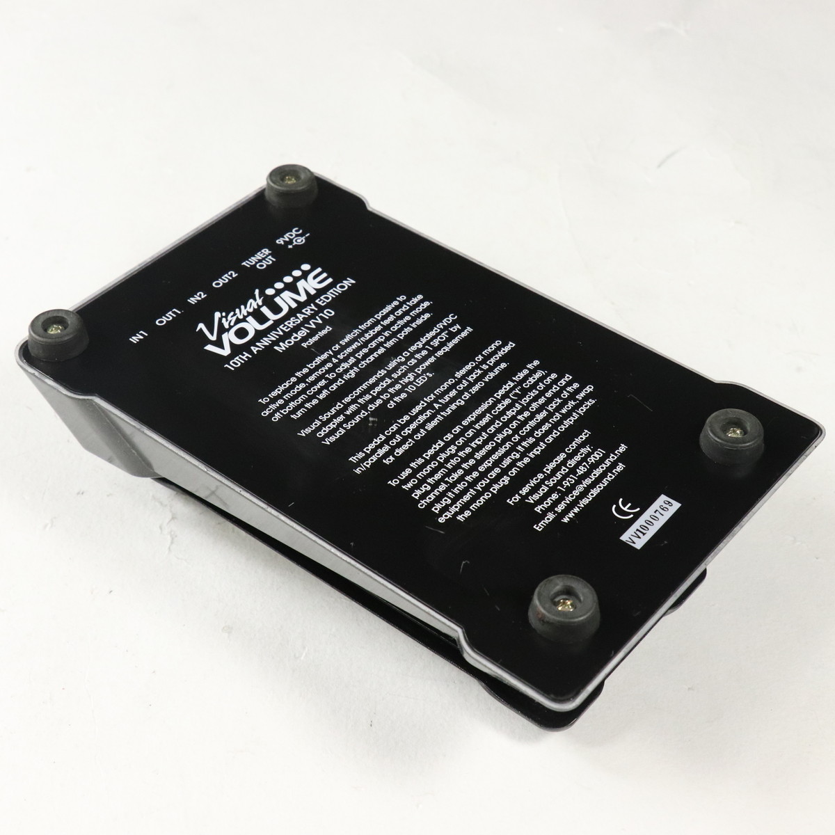 visual sound ボリュームペダル Visual Sound Visual Volume Pedal - エフェクター専門店