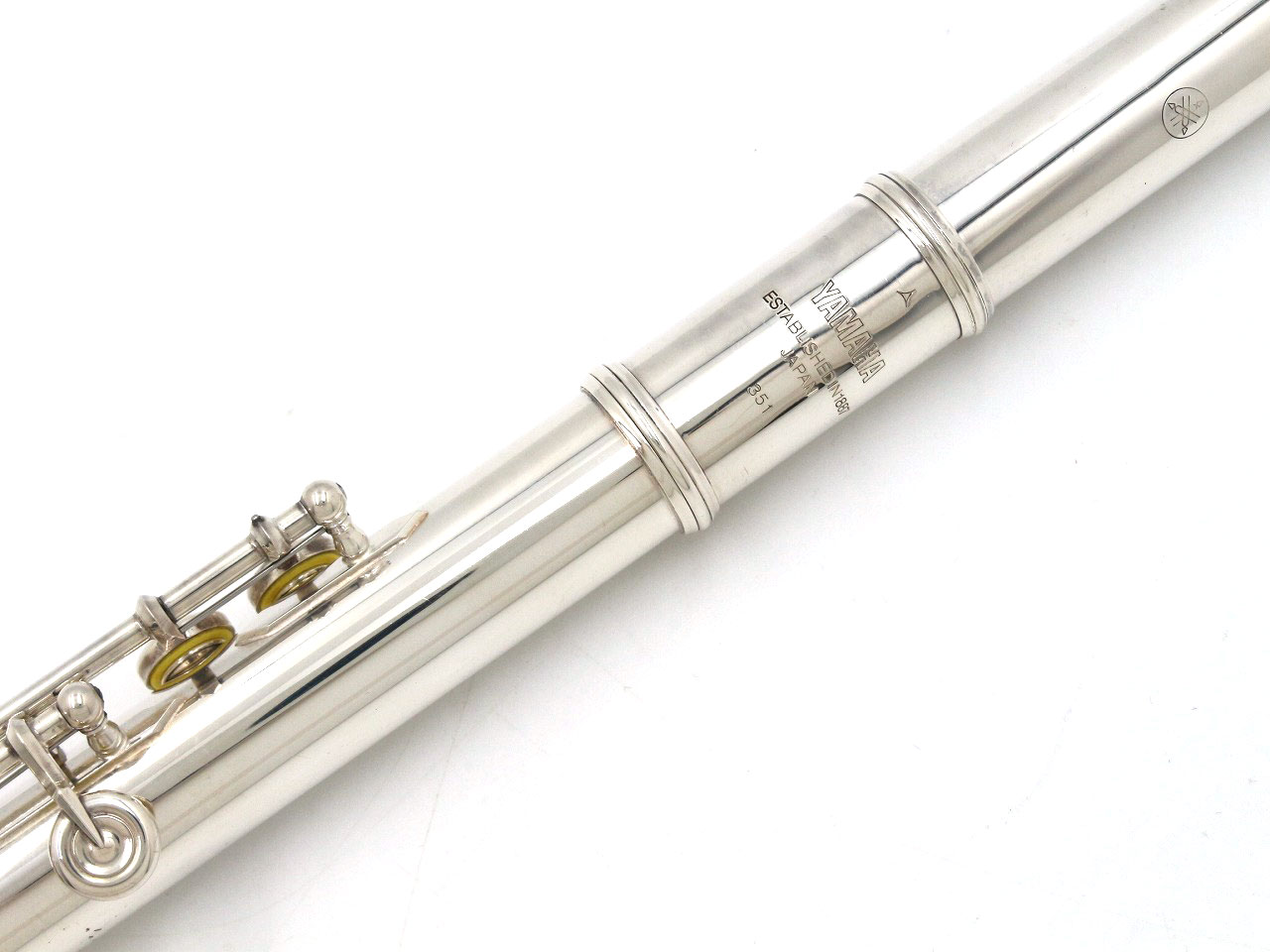 中古】YAMAHA / フルート YFL-351 リップ銀製 全タンポ交換済み