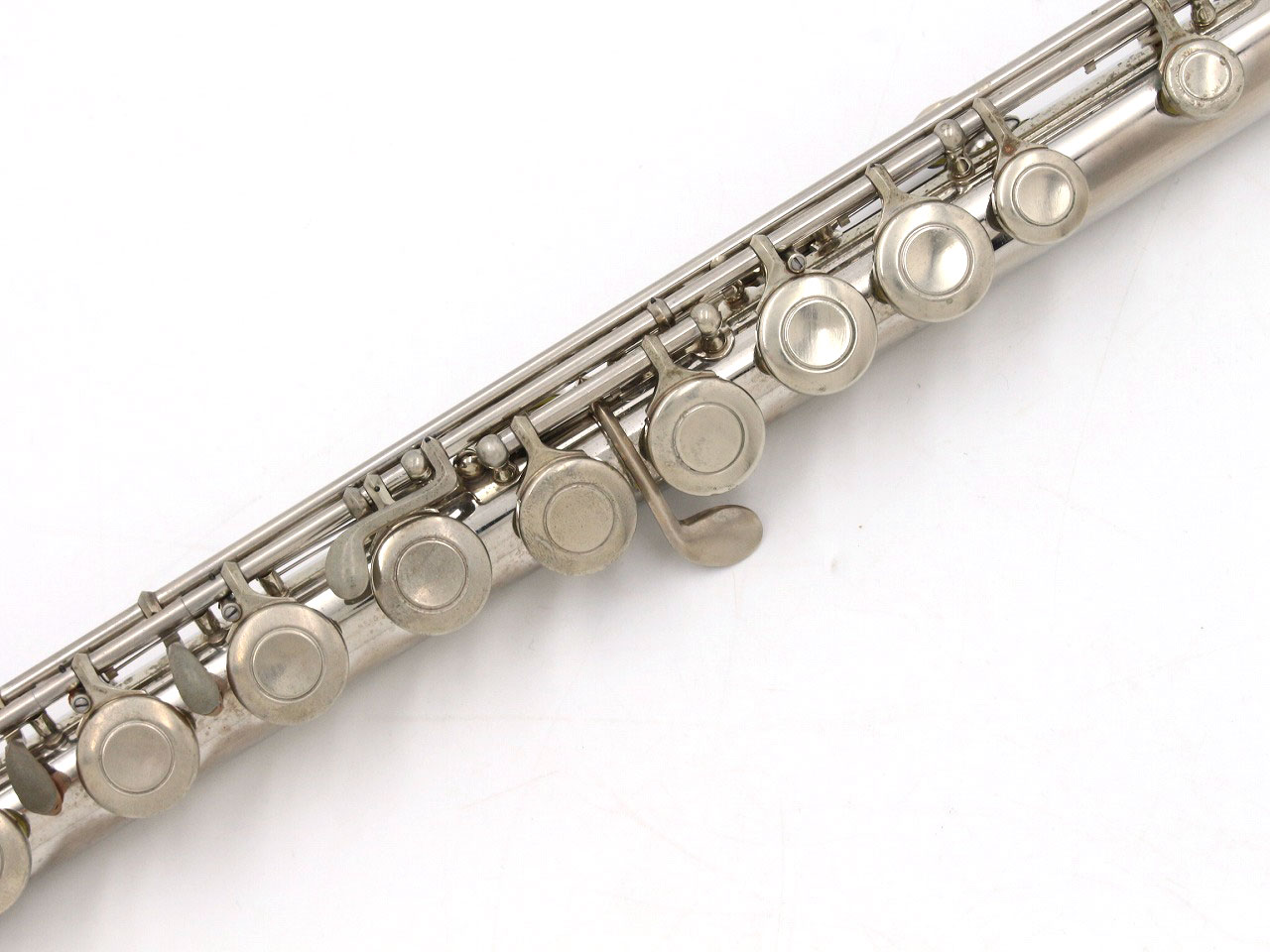 中古】MURAMATSU / フルート M-120 頭部管銀製 全タンポ交換済み