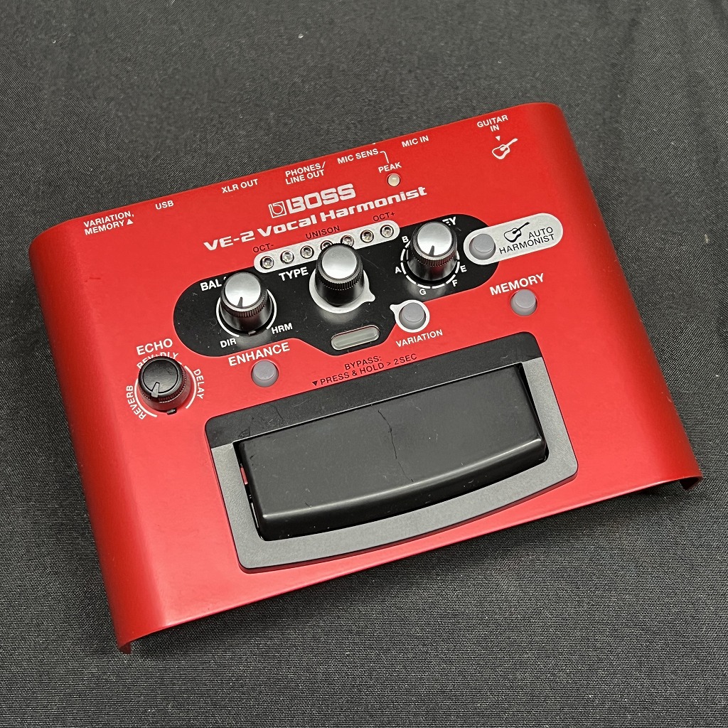 【新品未使用】ボスVE-2 Vocal Harmonist ボーカルエフェクター BOSS VE-2 Vocal Harmonist ボーカルエフェクター ボス VE2