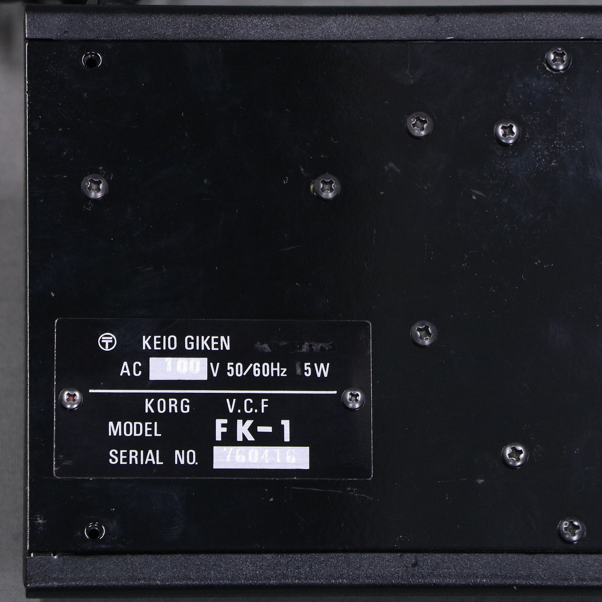 KORG V.C.F エフェクター FK-1 中古品　楽器　器材　ジャンク品 KORG V.C.F エフェクター FK-1 品 楽器 器材 ジャンク品