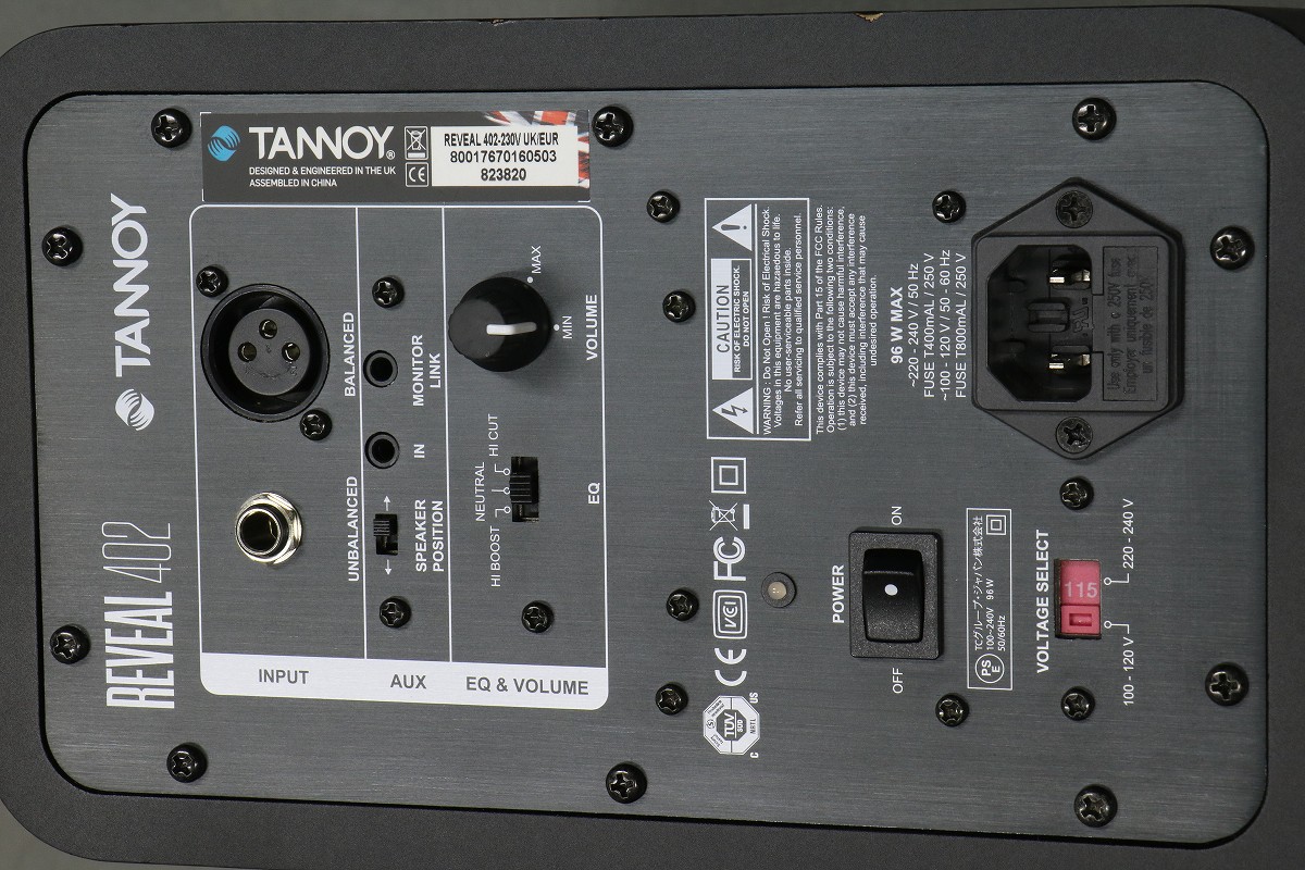 配信機器・PA機器・レコーディング機器 TANNOY REVEAL 配信機器