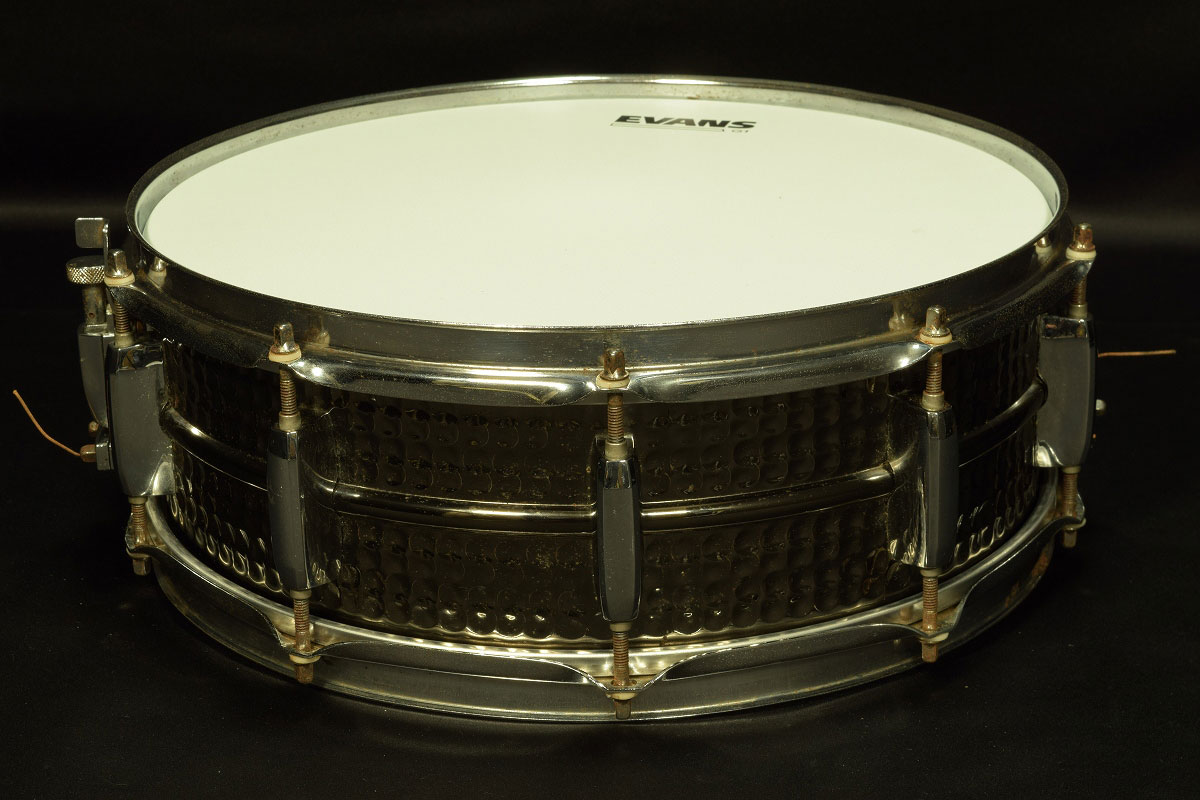 中古】Pearl パール / 14×5 Hammerd Steel Shell Snare Black