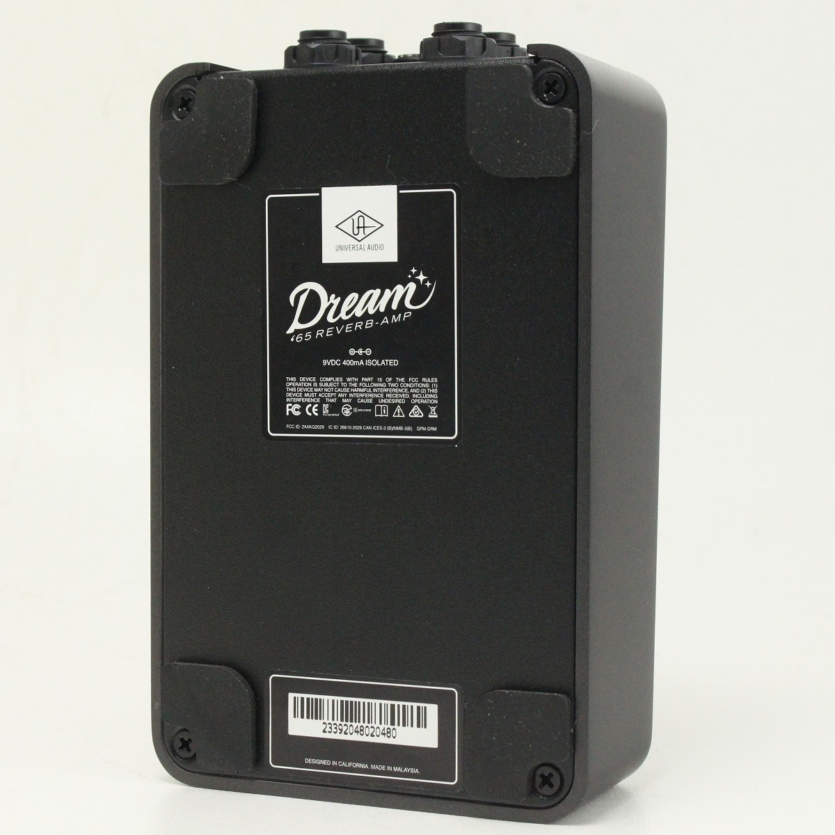 UAFX Dream 65 Reverb Amp アンプペダル 美品　箱あり mng.2「UAFX Dream '65 Reverb Amplifier」箱から出して