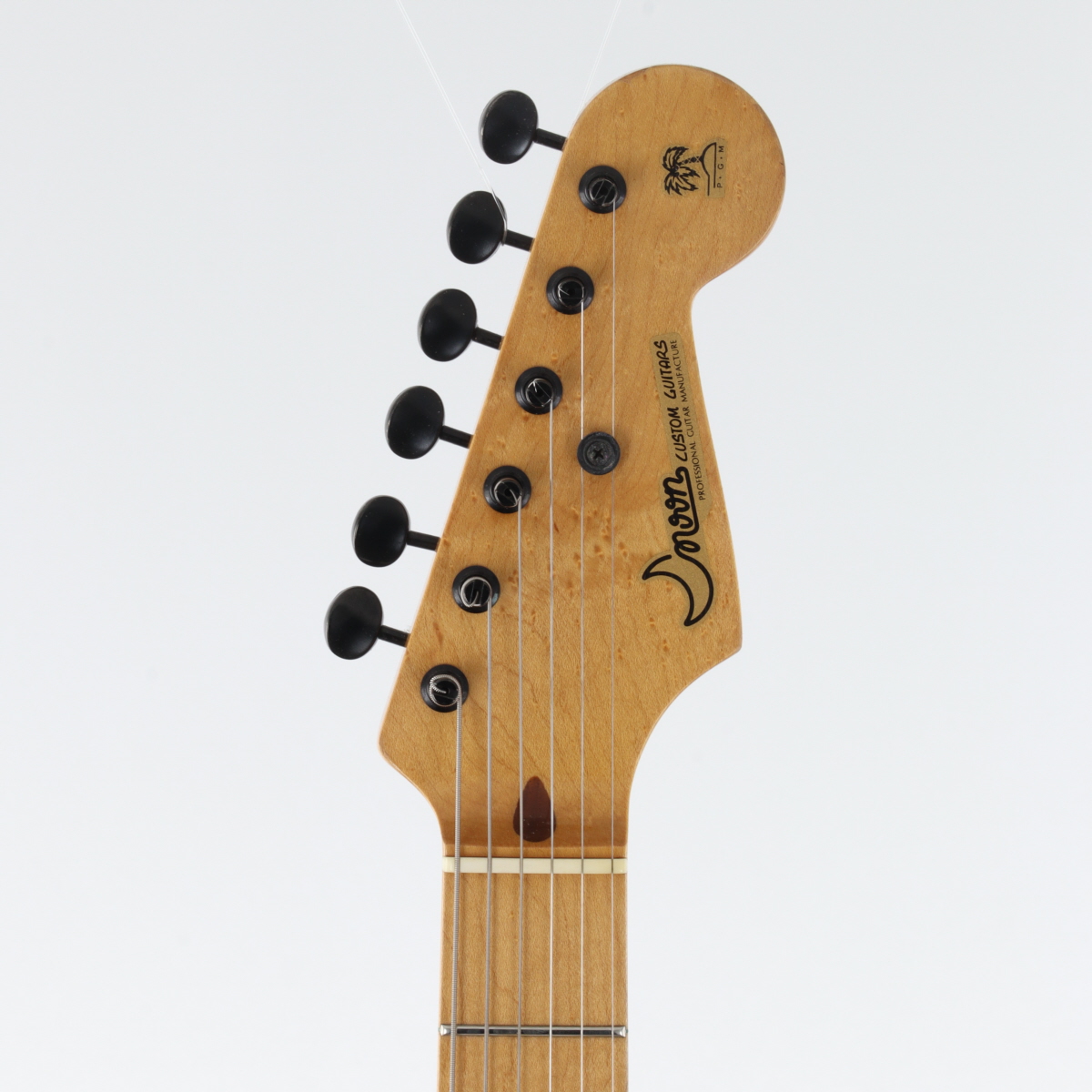 ランペイジ !中古 MOON ST SSH エレキギター 型番不明 中古】Moon / ST-155T Order Model Black 【心斎橋店