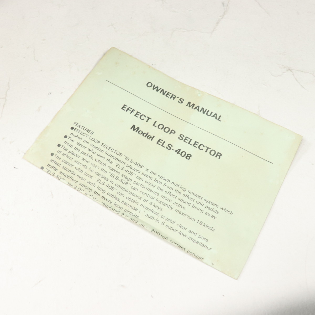 【激レア】JMX effect loop selector ELS-408 中古】JMX effect / ELS-408 EFFECT LOOP SELECTOR 【梅田店