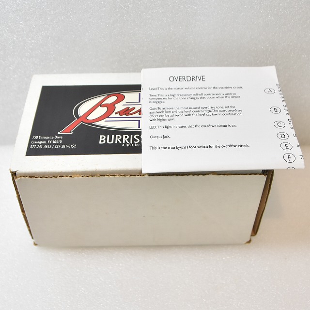 Burriss Amps Boostiest Ⅱ 中古品 中古】BURRISS / Boostiest 2.5 【心斎橋店】 | イシバシ楽器
