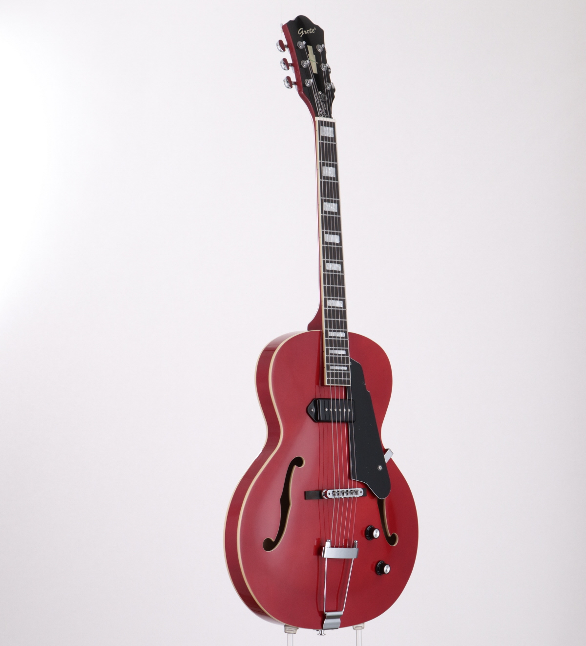 GROTE Jazz Electric Semi-Hollow セミアコ Amazon | GROTE Jazz Electric Guitar Semi-Hollow Body (Red