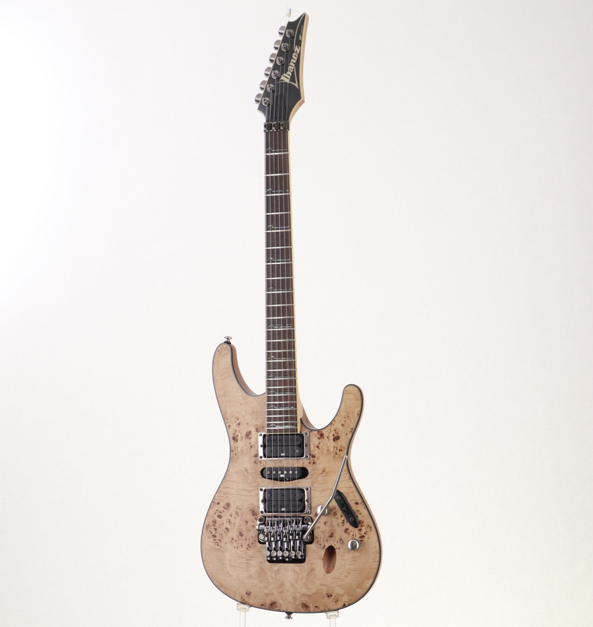 ギター Ibanez S770PB-NTF Natural Flat Ibanez S770PB - Poplar Burl Natural Flat | Sweetwater