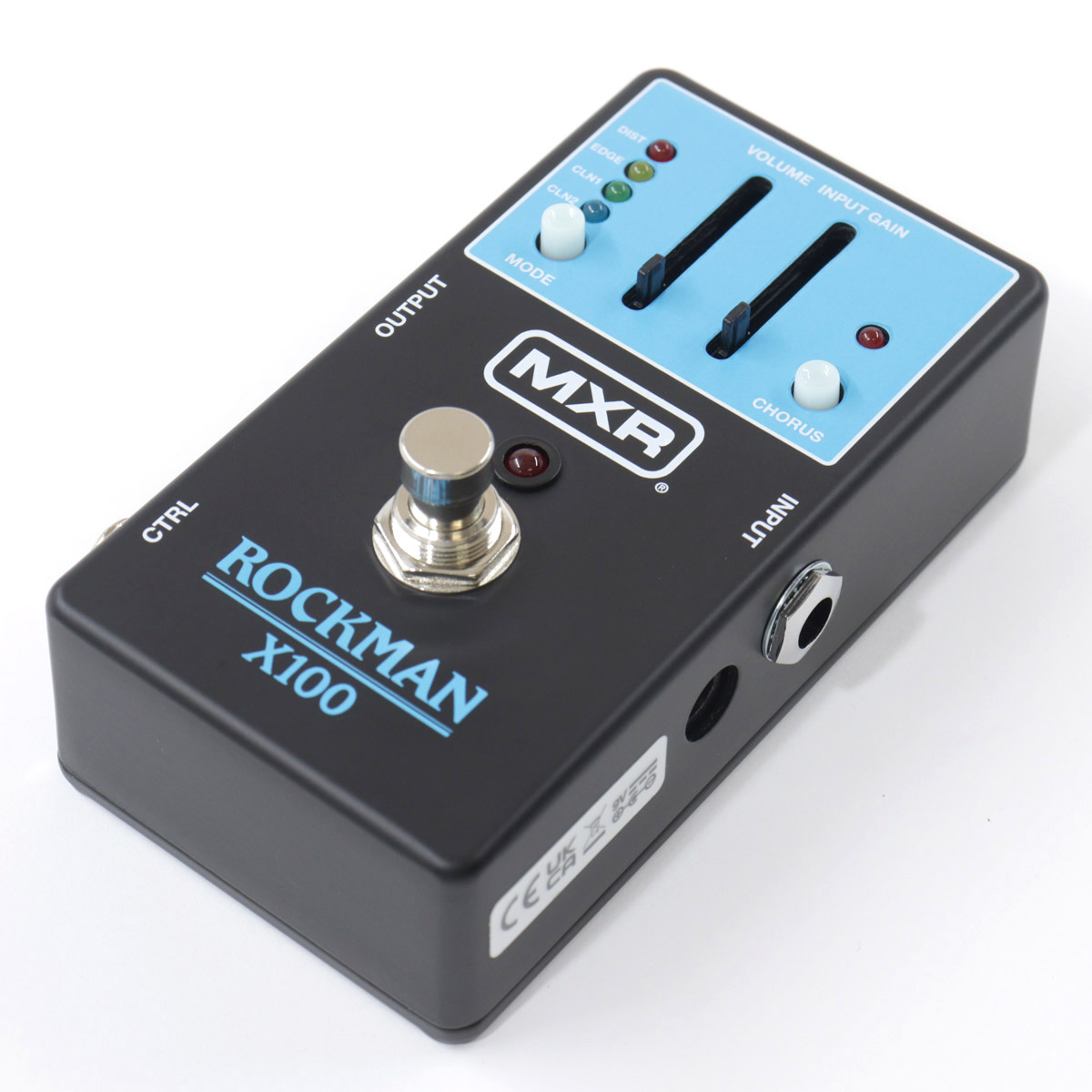 MXR ROCKMAN X100 新品同様 正規品 保証付き MXR MX100｜ROCKMAN X100をペダルで再現！80'sサウンドの新境地
