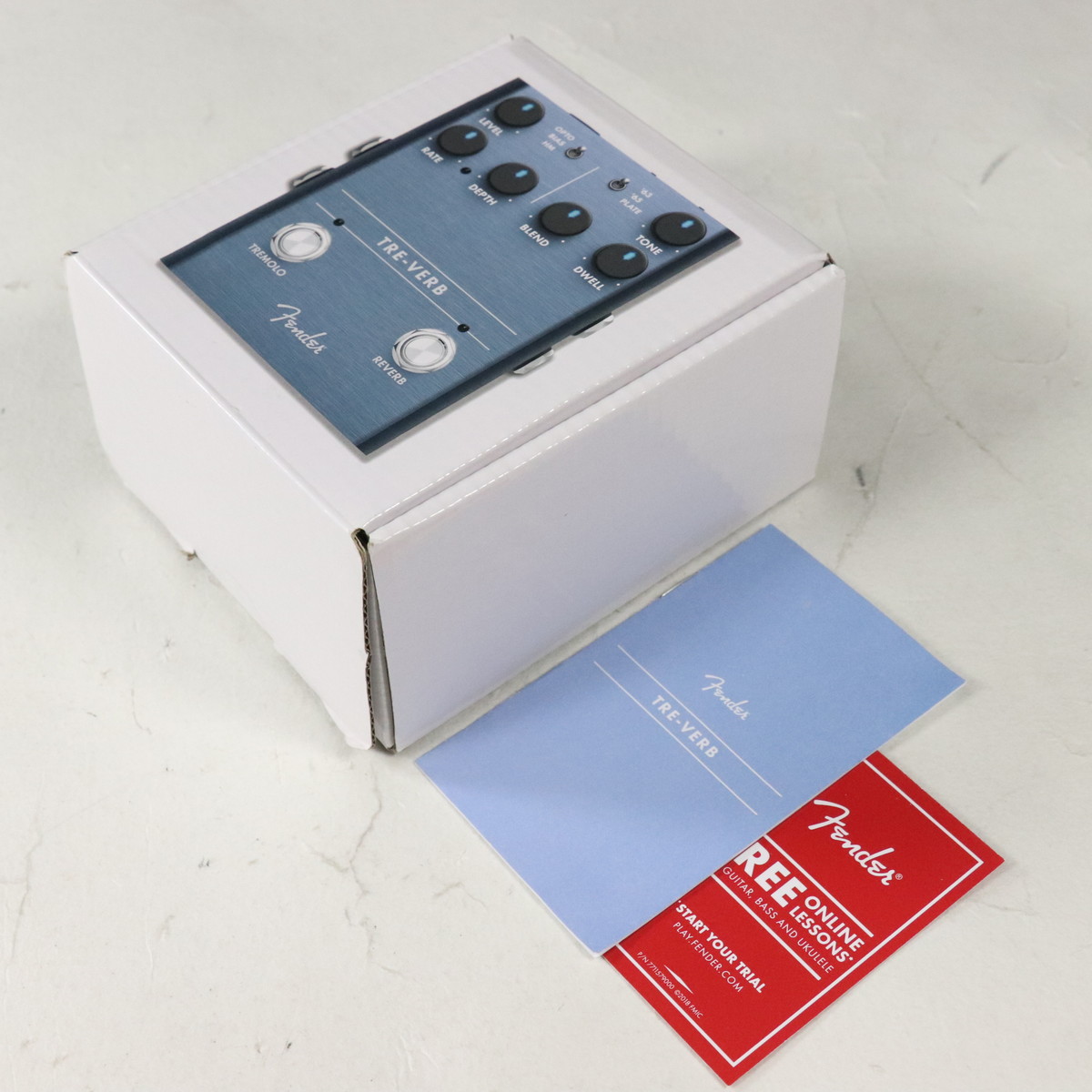 本家フェンダー製リバーブ&トレモロ上級機種美良品！Fender Tre-Verb Fender Tre-Verb Tremolo/Reverb Pedal | Sweetwater