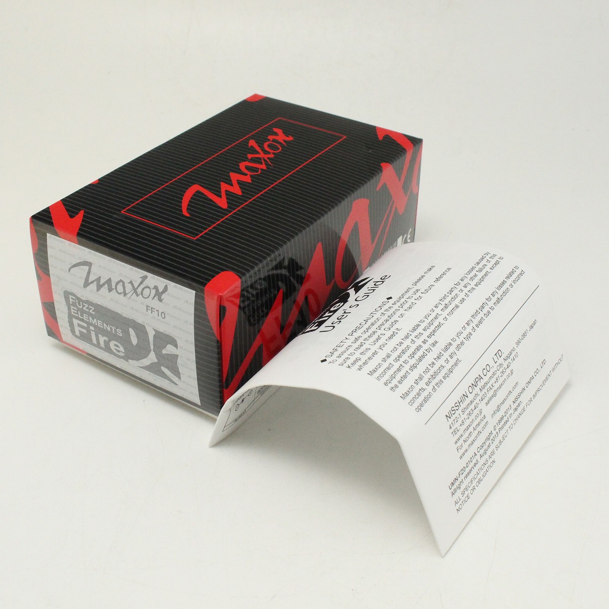 Maxon マクソン FF10 Fuzz Elements Fire 火 ファズ Maxon マクソン FF10 Fuzz Elements Fire 火 ファズ