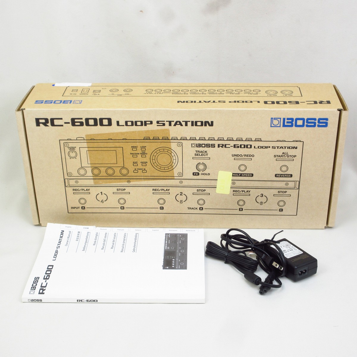 Boss RC600 アダプター、ケーブル有り(箱無し) BOSS RC-600 エフェクター ルーパー 定番 高性能 送料無料