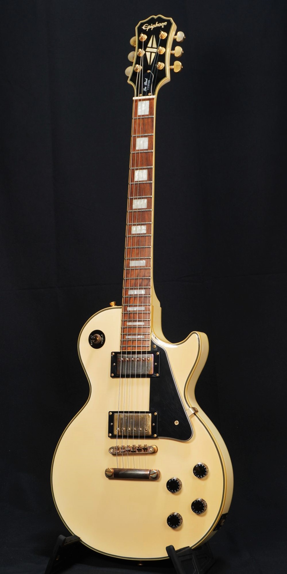 中古】Epiphone / Les Paul Custom Alpine White -2008