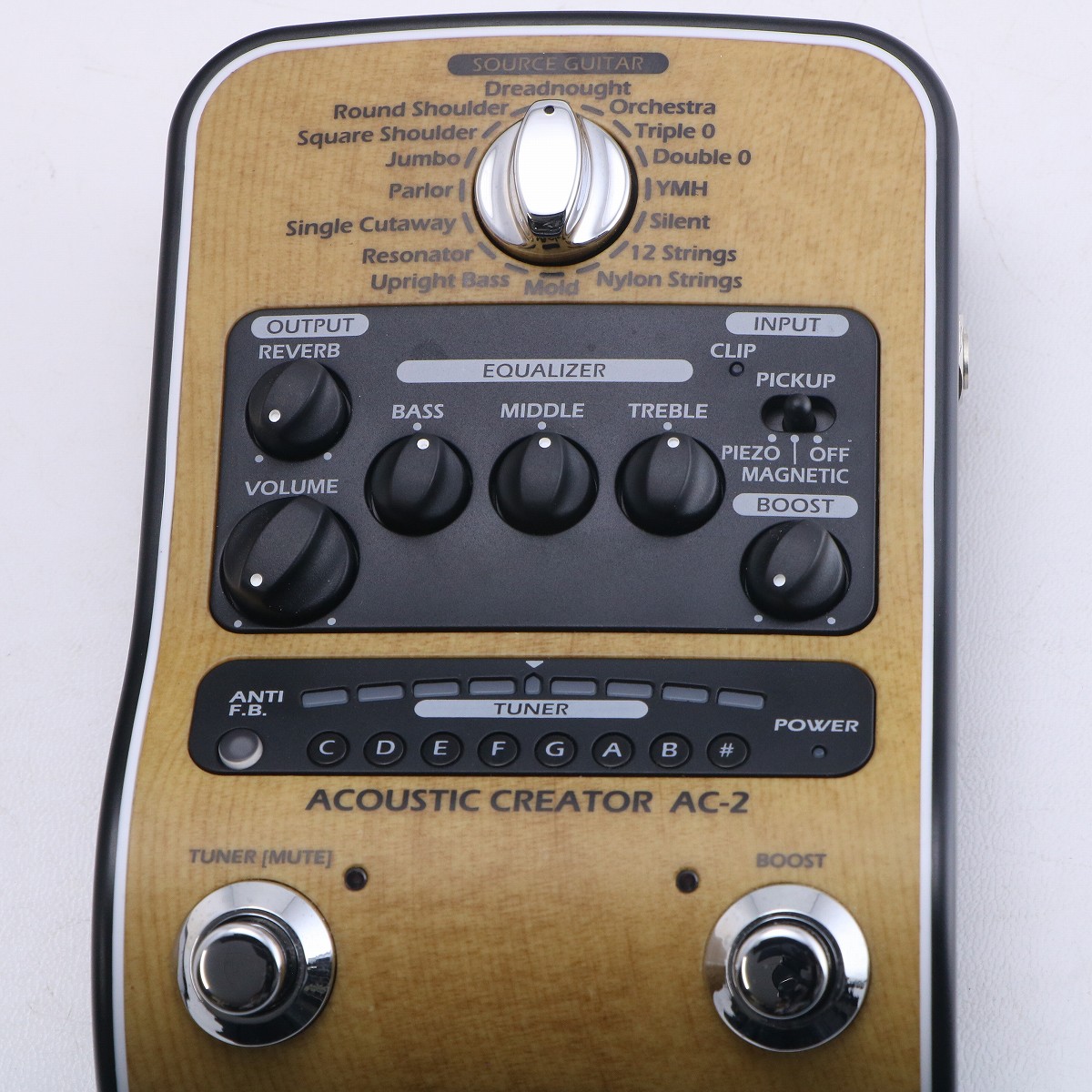 ZOOM AC-2 アコースティッククリエイター　新品　未開封 ZOOM AC-2 Acoustic Creator アコースティックギター用