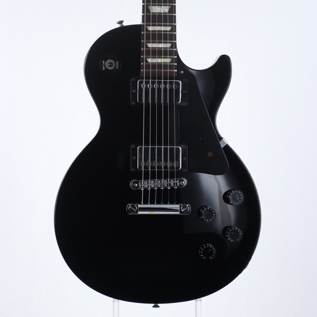 ギブソンUSA レスポール・スタジオ　オールブラック　ハードケース付き 中古】Gibson USA ギブソン / Les Paul Studio Ebony | イシバシ楽器