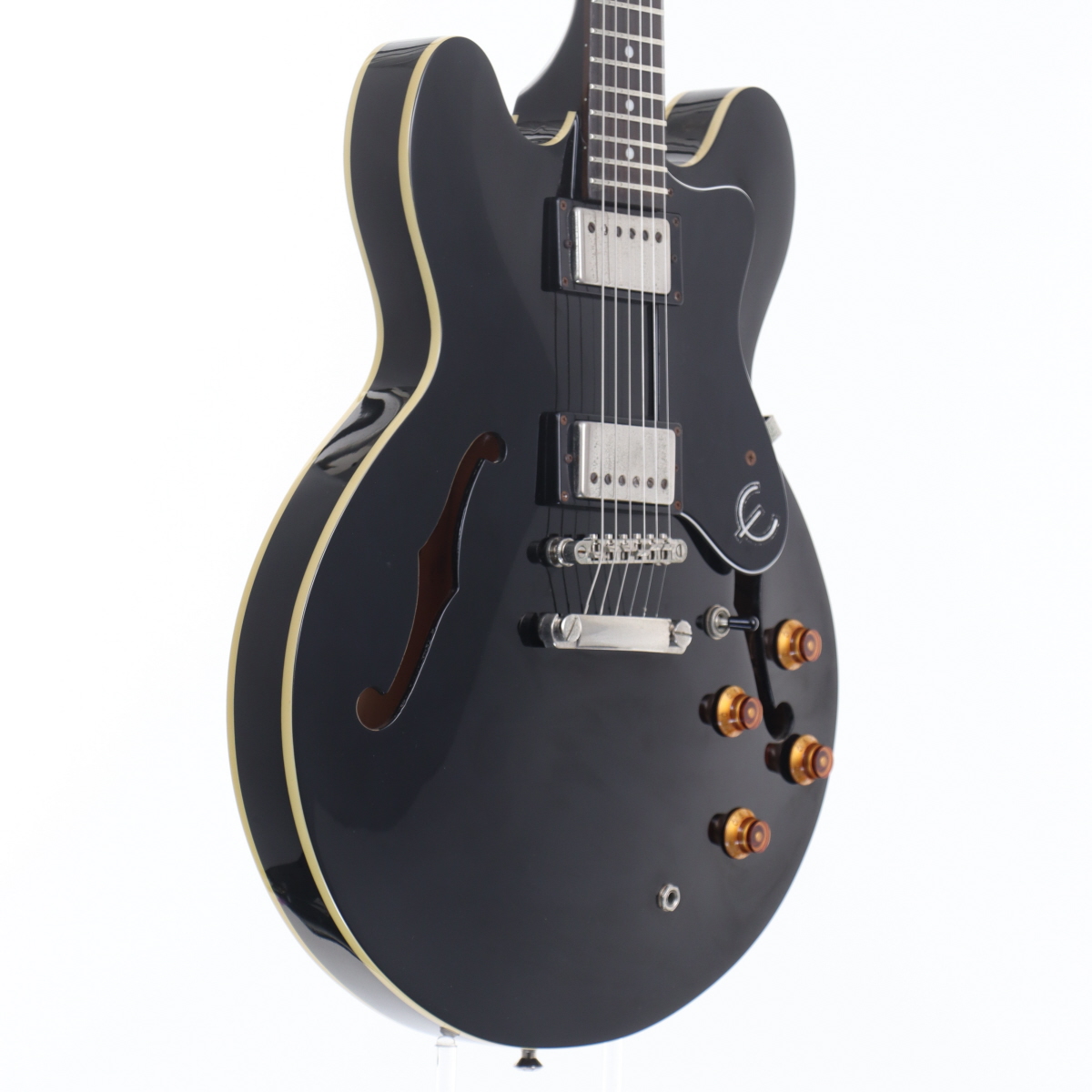 エピフォン ドット Epiphone Dot (Ebony)[ETDTEBCH1 Epiphone Dot Ebony (2009) - Guitar Compare