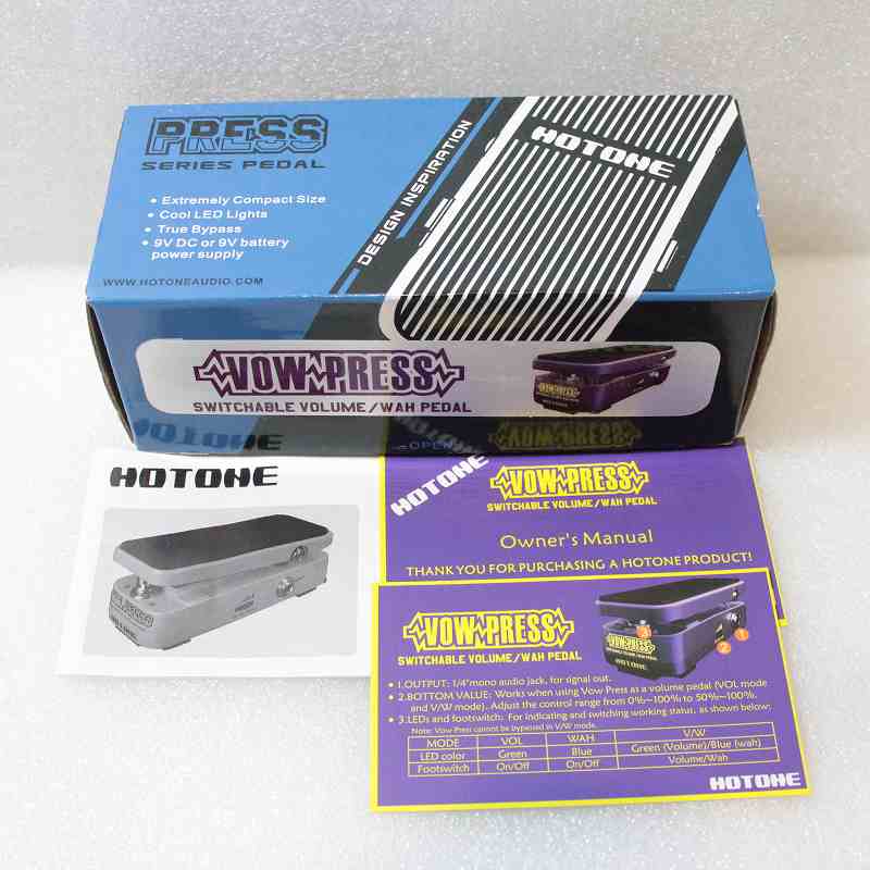 中古】HOTONE / Vow Press / Wah & Volume Pedal (正規輸入品