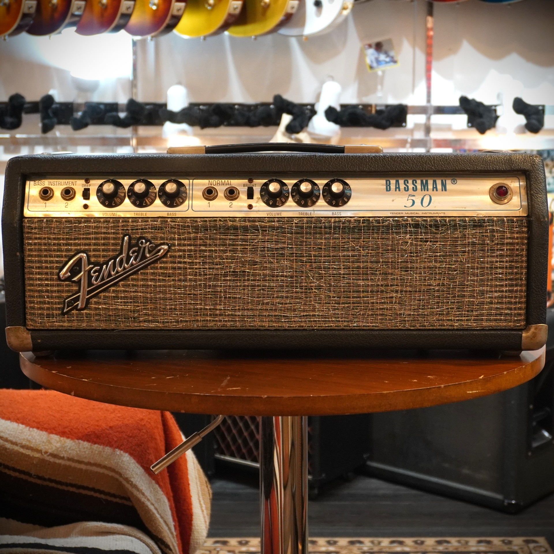 Vintage】Fender / BASSMAN 50 AMP Silver Face -1973-【S/N