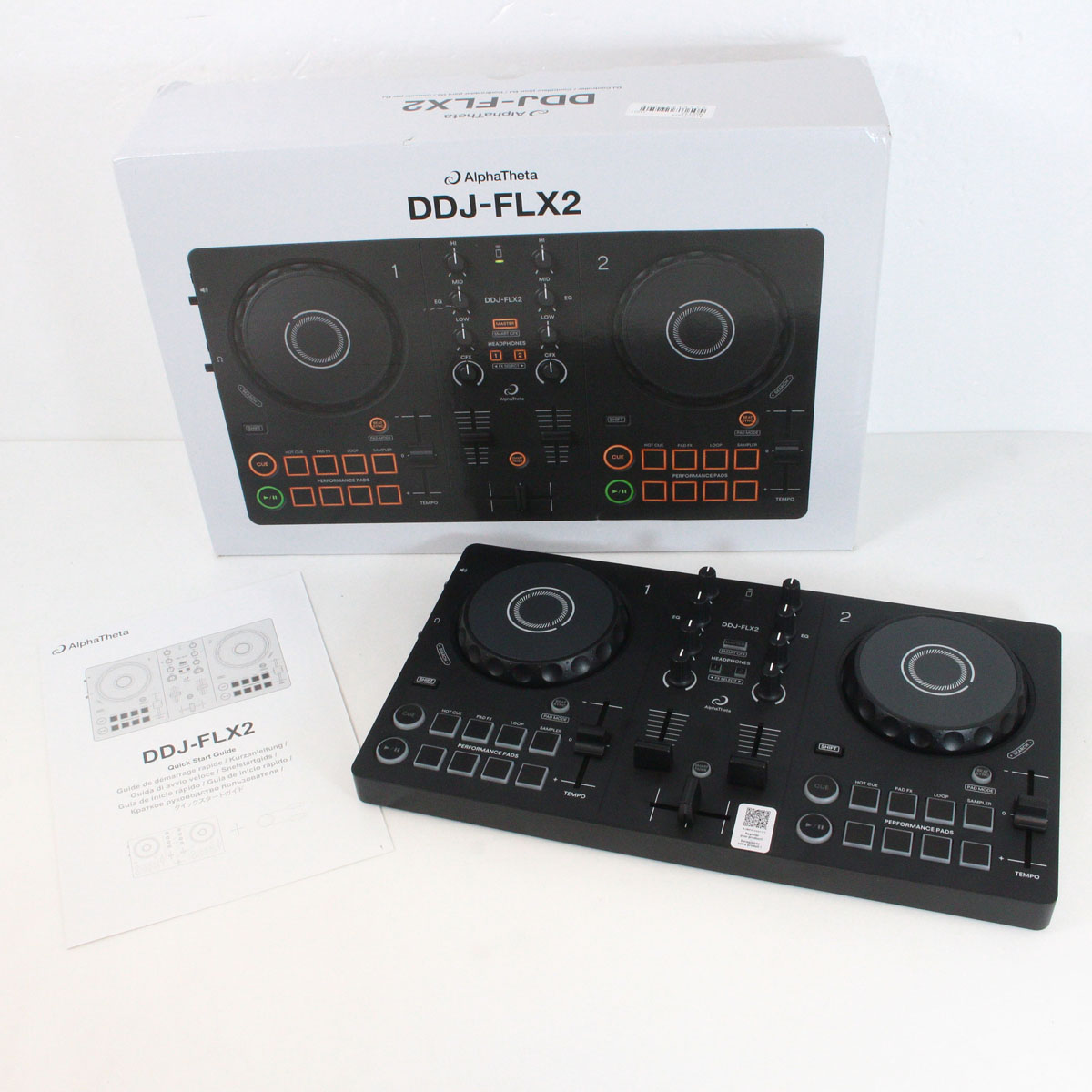 【中古】AlphaTheta DDJ-FLX2 DJコントローラー AlphaTheta DDJ-FLX2 Compact Beginner 2-Channel Serato