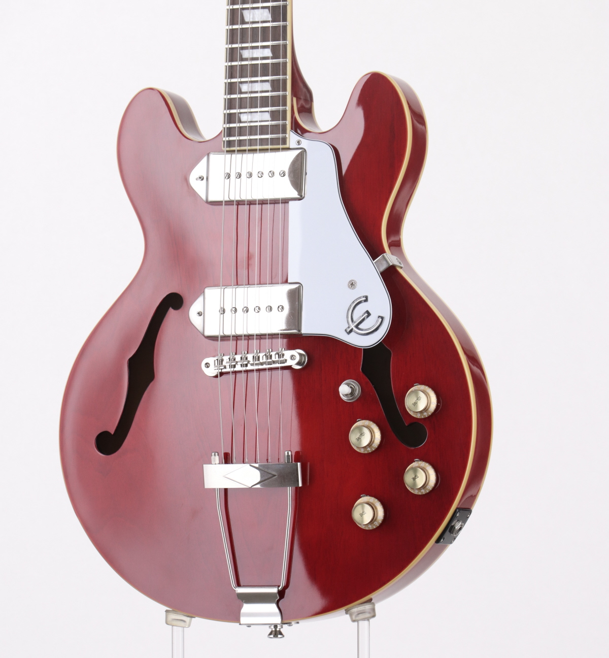 Epiphone カジノクーペ　エレキギター チェリー　ギターケース付き セミアコースティックギター EPIPHONE CASINO Coupe Cherry