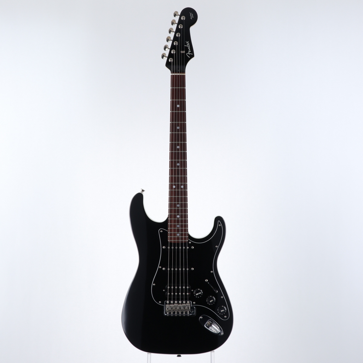 ギター Fender Japan AERODYN MED SCAL HSS BLK Fender Japan Exclusive Aerodyne Strat Medium Scale HSS
