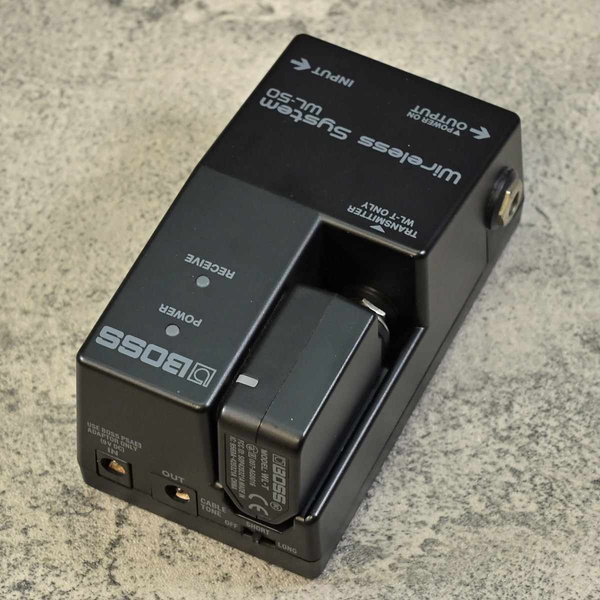 BOSS WL-50 美品 動作確認済 箱・保証書付 BOSS WL-50 Guitar Wireless System ワイヤレスシステム ボス