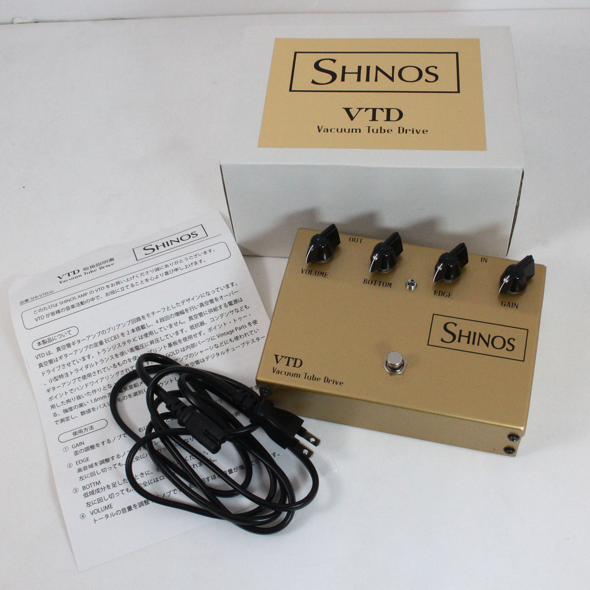 SHINOS VTD GOLD ギターエフェクター Amazon | SHINOS/VTD GOLD オーバードライブ | ディストーション