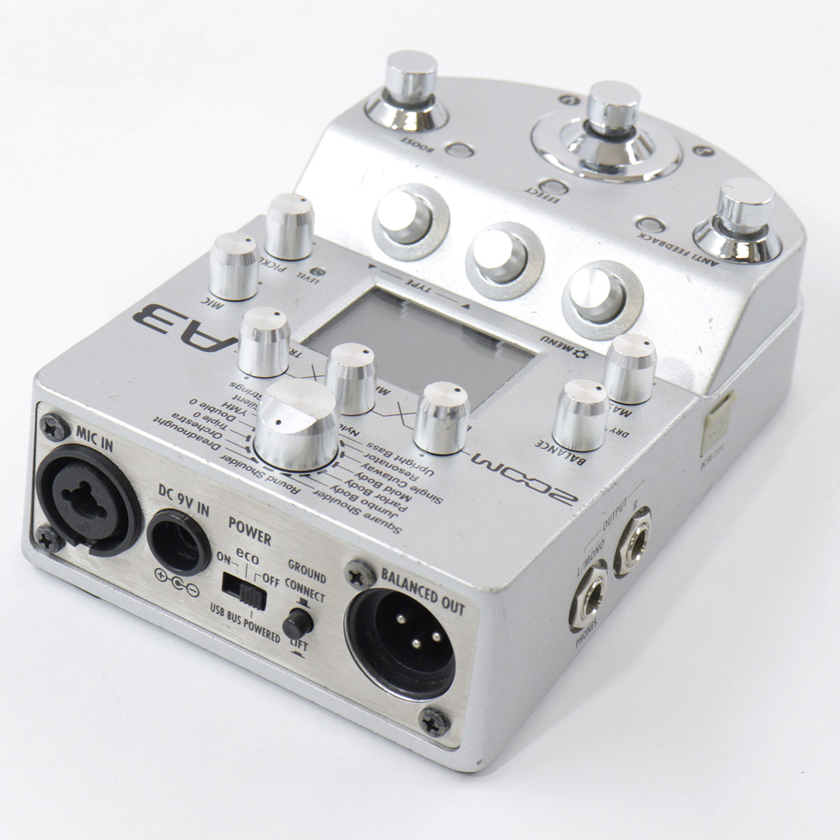 中古】ZOOM / A3 / Pre-Amp & Effects for Acoustic Guitar