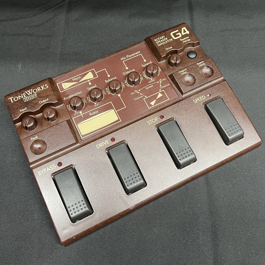KORG TONEWORKS G4 ロータリースピーカーシミュレーター Amazon | ロータリー・スピーカー・シミュレータ KORG TONEWORKS
