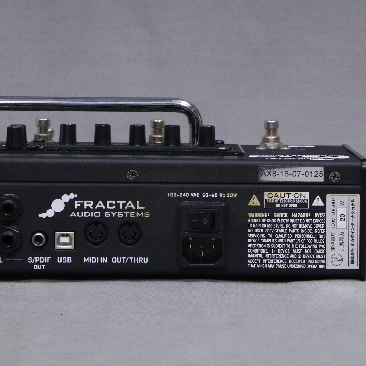 Fractal Audio Systems AX8 ケース付き Amazon.co.jp: Fractal Audio Systems AX8: ミュージック