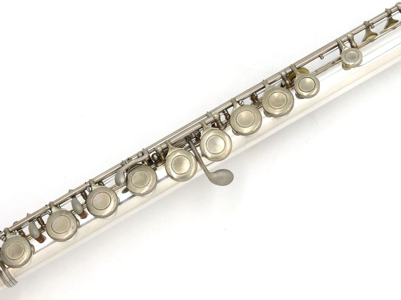 中古】MURAMATSU / フルート M-180 管体銀製 全タンポ交換済み