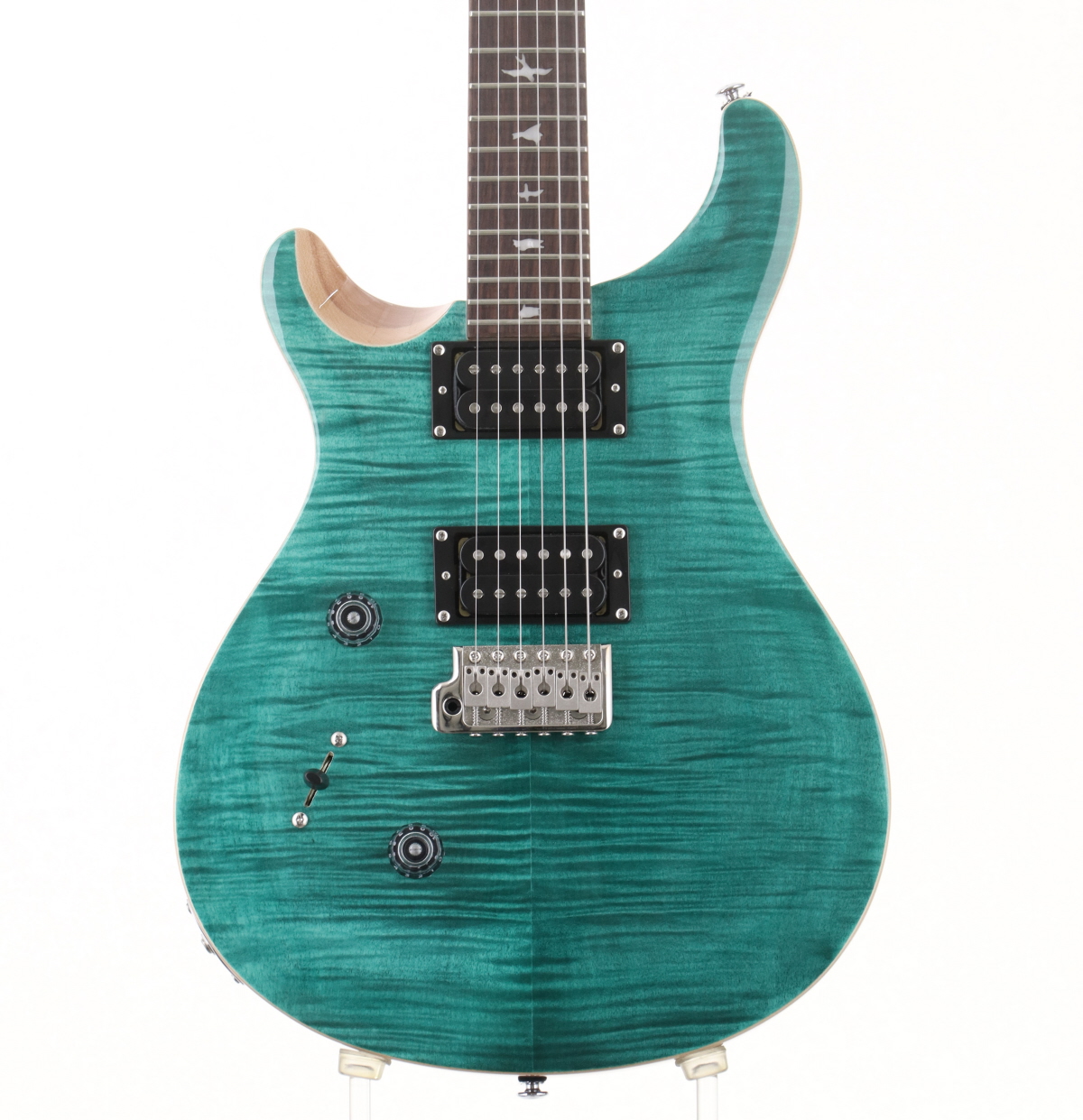【新品】PRS SE custom24 良杢　2024年製 PRS SE Custom24 Semi-Hollow Piezo Charcoal Burst エレキ