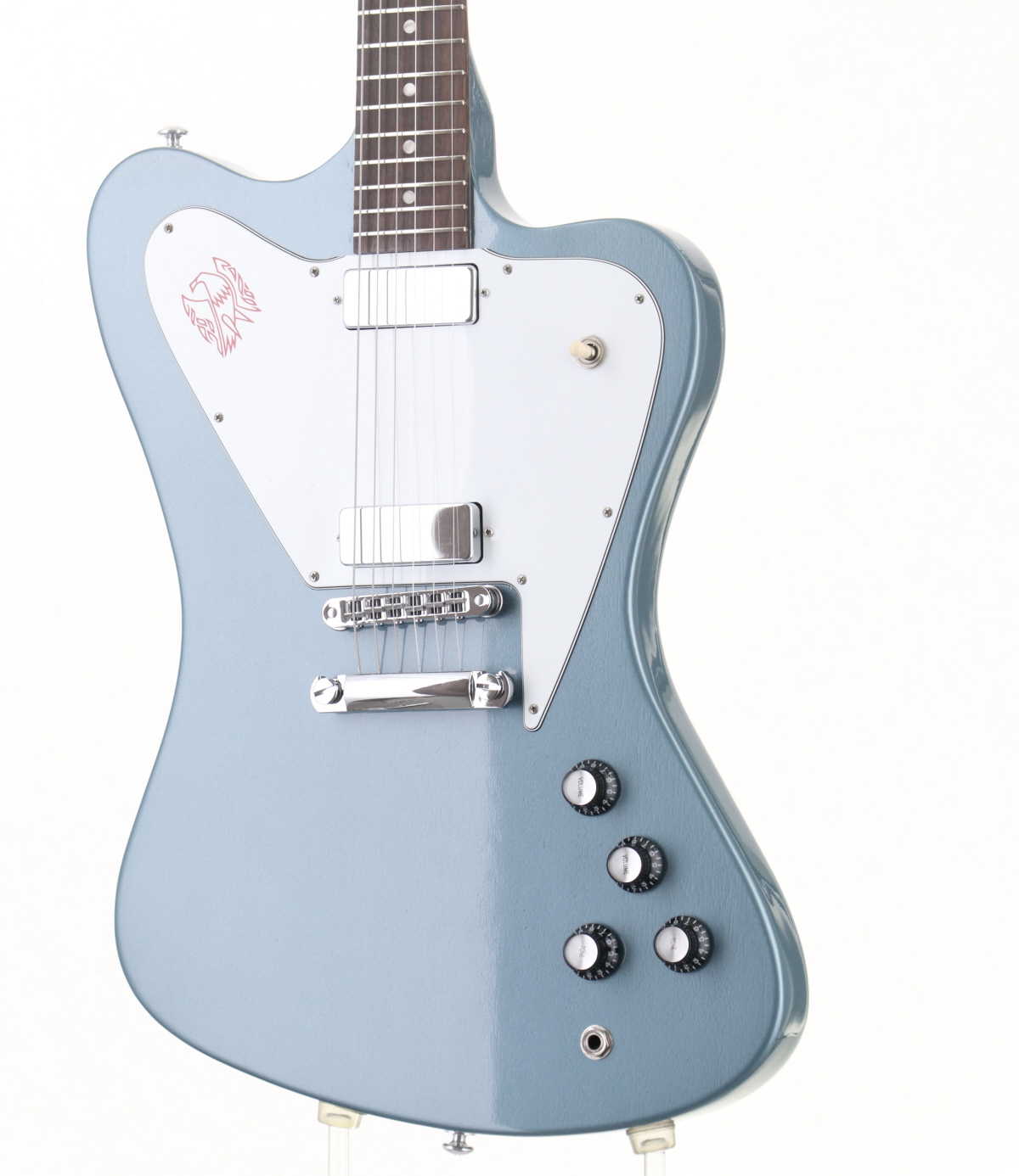 ロ*ロ様 ファイヤーバードタイプ ホワイトエレキギター ビンテージギターよもやま話 gibson firebird V reverse 1966